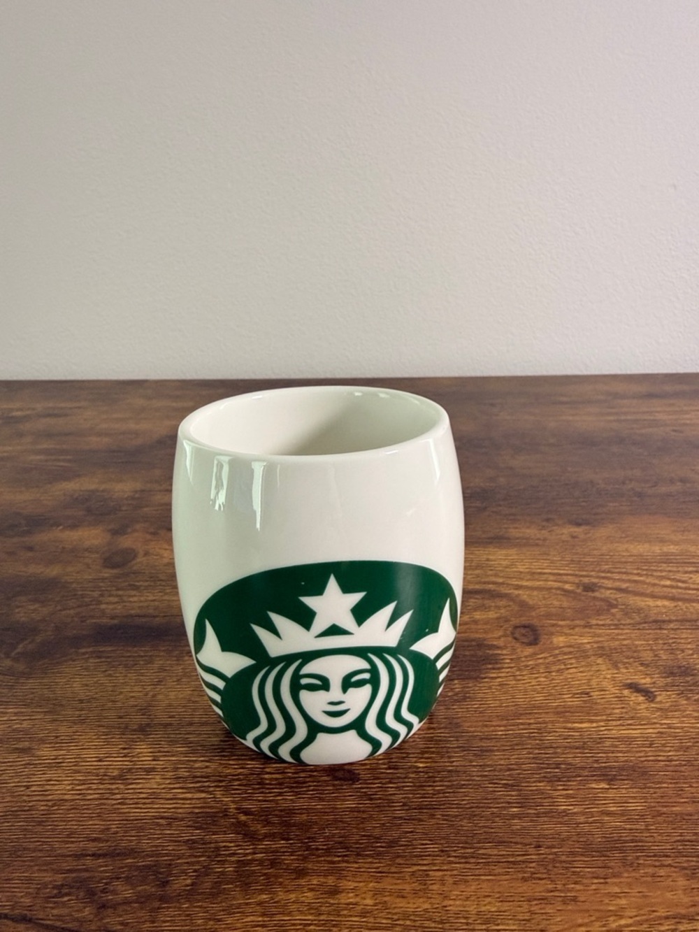 Starbucks White Mug with Green Siren Emblem, 14 Oz